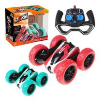 Carro Carrinho Controle Remoto Giro 360 Criança Brinquedo Vermelho - Art Brink Carro Carrinho Controle Remoto Giro 360 Criança Brinquedo Vermelho - Art Brink