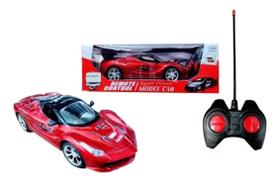 Carro Carrinho Controle Remoto Total Super Power - Brinquedo(Vermelho)