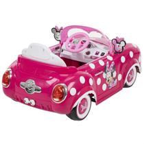 Carro Carrinho Elétrico Infantil 6v Com Som E Luz Minnie