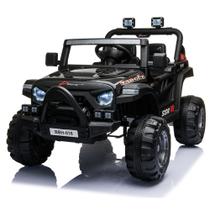 Carro Carrinho Elétrico Infantil Motorizado Criança Mini Jipe Bateria 12v Bivolt 2 Lugares Com Controle Remoto Mp3 Usb