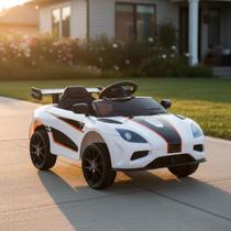 Carro Carrinho Elétrico Infantil Pedal Acelerador e Controle Remoto 12v - Bang-Toys