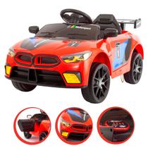 Carro Carrinho Elétrico Infantil Pedal Acelerador e Controle Remoto 12v