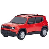 Carro Carrinho Jeep Renegade 1:30 Com Chaveiro - Brinquedo Colecionável Ideal Para Presente - Usual