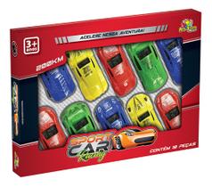 carro carrinho Sport Car Racing Roda Livre 10 Unid brinquedo
