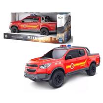 Carro Carrinho Viatura Bombeiro Pick-up S10 Roma 1152
