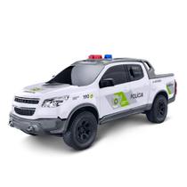 Carro Carrinho Viatura Pick-Up S10 Policia Miniatura - RJ, MG, PR E Ambiental Roma Brinquedos Carro Carrinho Viatura Pick-Up S10 Policia Miniatura - RJ, MG, PR E Ambiental Roma Brinquedos
