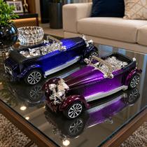 Carro Colecionável Miniatura Clássic Antigo Fricção Kit 2pçs Carro Colecionável Miniatura Clássic Antigo Fricção Kit 2pçs