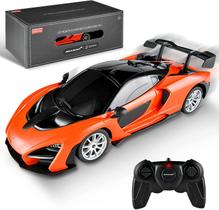 Carro com controle remoto - modelo de carro de brinquedo de corrida esportiva elétrica McLaren Senna escala 1:24, série de carros RC licenciados a 2,4 GHz para meninas e meninos de 8 anos 9 10 11 12 anos Presente ideal de feriado (laranja) Carro com controle remoto - modelo de carro de brinquedo de corrida esportiva elétrica McLaren Senna escala 1:24, série de carros RC licenciados a 2,4 GHz para meninas e meninos de 8 anos 9 10 11 12 anos Presente ideal de feriado (laranja)