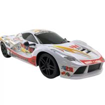 Carro Com Controle Remoto Modelo Ferrari- Phantom Branco Carro Com Controle Remoto Modelo Ferrari- Phantom Branco