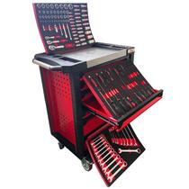 Carro com Ferramentas 200 Peças e 7 Gavetas Aço Cromo Vanádio Linha PRO Rttools