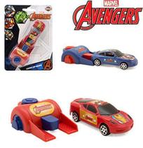 Carro com lancador vingadores/avengers colors na cartela - Toyng