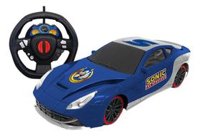 Carro Controle Remoto 3 Funções Sonic Autoracing - Candide