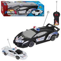 Carro Controle Remoto 3Funcoes 1:24 Policia - Art Brink 3873