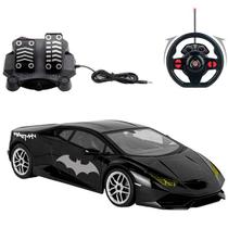Carro Controle Remoto 7 Funçoes Batman Recarregavel Candide Carro Controle Remoto 7 Funçoes Batman Recarregavel Candide