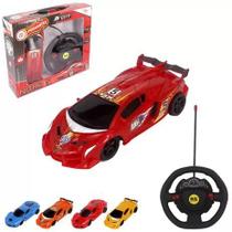 Carro Controle Remoto Amarelo 7 Funções Possantes City Nitro S - Wellkids