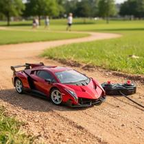 Carro Controle Remoto Brinquedo Fast Machine 1:12 Pica Pau Brinquedos