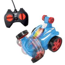 Carro Controle Remoto Crazy Fox Azul/Vermelho - Dm Toys Carro Controle Remoto Crazy Fox Azul/Vermelho - Dm Toys
