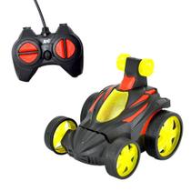 Carro Controle Remoto Crazy Fox Preto/Amarelo - Dm Toys Carro Controle Remoto Crazy Fox Preto/Amarelo - Dm Toys