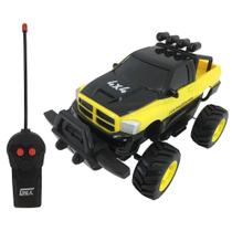 Carro Controle Remoto Demolition Com 3 Funções - Amarelo