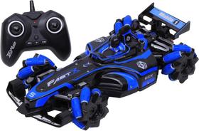 Carro Controle Remoto Fórmula 1 Preto/Azul - Zippy Toys 10296-RC24168 Carro Controle Remoto Fórmula 1 Preto/Azul - Zippy Toys 10296-RC24168