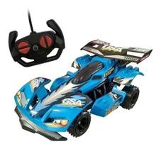 Carro Controle Remoto Garagem S.A Extreme Azul - 7 Funções e Bateria Recarregavel Candide Carro Controle Remoto Garagem S.A Extreme Azul - 7 Funções e Bateria Recarregavel Candide