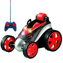 Carro controle remoto gira car 360 vermelho fenix