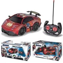 Carro Controle Remoto Homem De Ferro Avengers Marvel RC Car - Mimo Toys