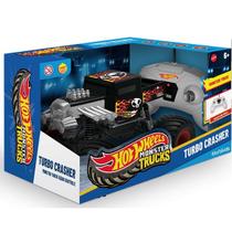 Carro Controle Remoto HOT Wheels Monster TRUCK Turbo Crasher Multikids Carro Controle Remoto HOT Wheels Monster TRUCK Turbo Crasher Multikids