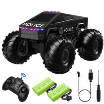Carro Controle Remoto iDrone Cyber RC Caminhão, Escala 1:16 2.4GHz 4WD Off-Road Anfíbio à Prova d'Água Caminhão Monstro para Todos os Terrenos, Presente de Aniversário para Meninos e Meninas de 6 a 12 Anos (Preto) Carro Controle Remoto iDrone Cyber RC Caminhão, Escala 1:16 2.4GHz 4WD Off-Road Anfíbio à Prova d'Água Caminhão Monstro para Todos os Terrenos, Presente de Aniversário para Meninos e Meninas de 6 a 12 Anos (Preto)