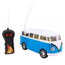 Carro Controle Remoto sem Fio Super Van Car Azul - Dm Toys