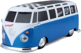 Carro Controle Remoto Volkswage Van Samba 1/24 Tech R/C Azul Maisto 81144