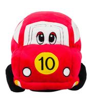 Carro Corrida Vermelho 31cm - Pelúcia