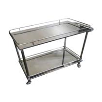 Carro Curativo Hospitalar Sem Balde e Bacia Inox