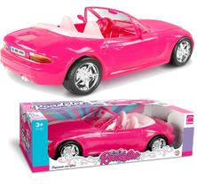 Carro da Barbie Rosa conversivel BMW original 46cm grande menina top - Roma Brinquedos