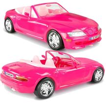 Carro da Barbie Rosa conversivel BMW original c/ 2 un Kit - Roma Brinquedos