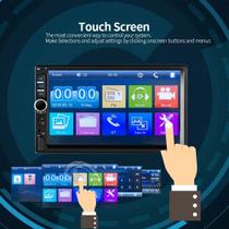 Carro de 7 polegadas MP5 bluetooth mãos-livres 7018B com câmera