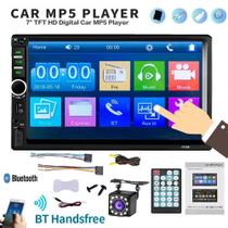 Carro de 7 polegadas MP5 bluetooth mos-livres 7018B com câmera