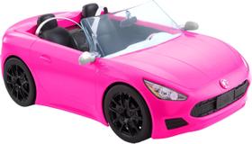 Carro de Brinquedo Barbie Conversível Rosa - 2 Lugares com Cintos de Segurança