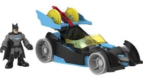 Carro de brinquedo Bat-Tech Racing Batmobile e boneco iluminado Batman 3+Y Carro de brinquedo Bat-Tech Racing Batmobile e boneco iluminado Batman 3+Y