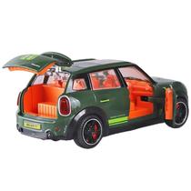 Carro de brinquedo BMW Mini Green com som e luz para crianças