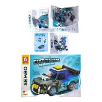 Carro de brinquedo com braço reto Jeep 236 peças - LJ115