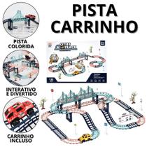 Carro De Brinquedo Com Pista Carrinho De Corrida Infantil Trilha Maluca Trilho Foguete Criança Carro De Brinquedo Com Pista Carrinho De Corrida Infantil Trilha Maluca Trilho Foguete Criança
