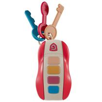 Carro de brinquedo de controle remoto para crianças com música e mordedor, vermelho Carro de brinquedo de controle remoto para crianças com música e mordedor, vermelho