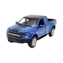 Carro De Brinquedo Diecast F-150 Raptor GT500 1/32 Com Pneus De Borracha, Som, Luz, Interior