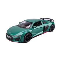 Carro De Brinquedo Diecast RS7 R8 V10 plus Em Escala 1:24 Com Som, Luz E Portas Que Abrem Para