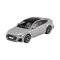 Carro De Brinquedo Em Escala 1:24 Q5 RS7 Em Liga Com Luz E Som, 6 Portas Abertas, Rodas Com Retorno