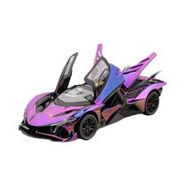 Carro De Brinquedo Em Escala 1:24, Supercarro Apollo EVO Em Liga De Metal Com Som E Luz