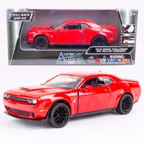 Carro de brinquedo em metal American Legends 2018 Dodge Challenger 13 cm Carro de brinquedo em metal American Legends 2018 Dodge Challenger 13 cm