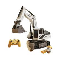 Carro De Brinquedo Escavadora Grande Com Controle Remoto Para Meninos, Veículo Elétrico De