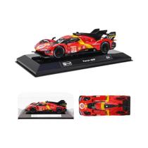 Carro de Brinquedo Ferrari 499P Le Mans 2022 - Escala 1:43 - Bburago Carro de Brinquedo Ferrari 499P Le Mans 2022 - Escala 1:43 - Bburago